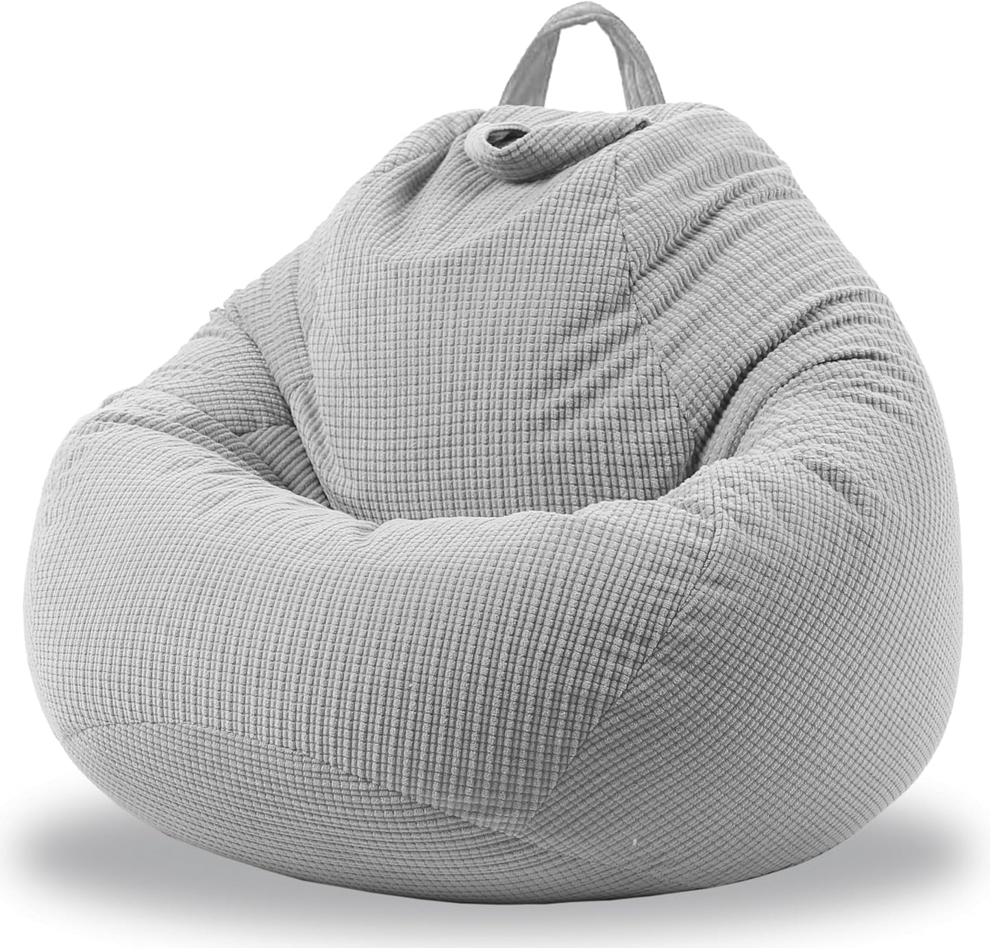 Soft Corduroy Stuffed Animal Storage Bean Bag