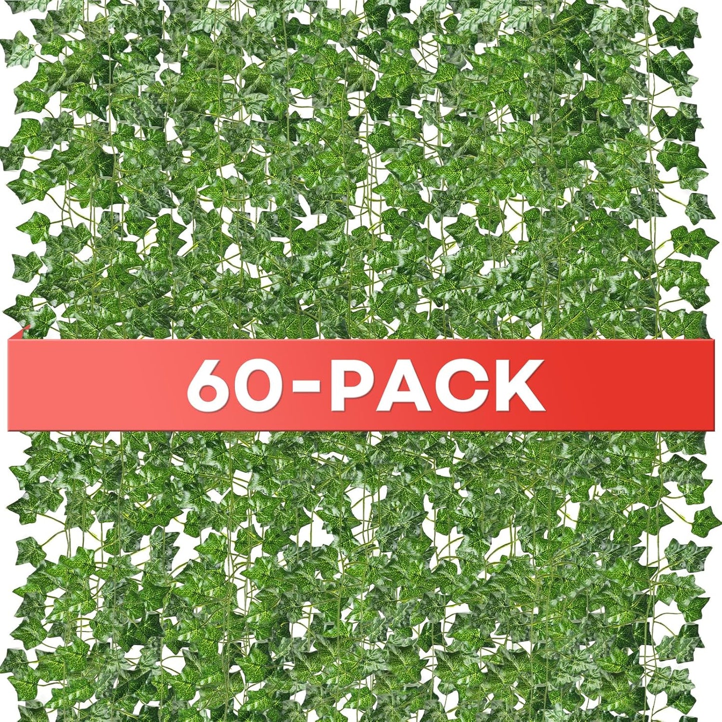 60 Pack 420 Feet Fake Ivy Vines for Home and Wedding Decor