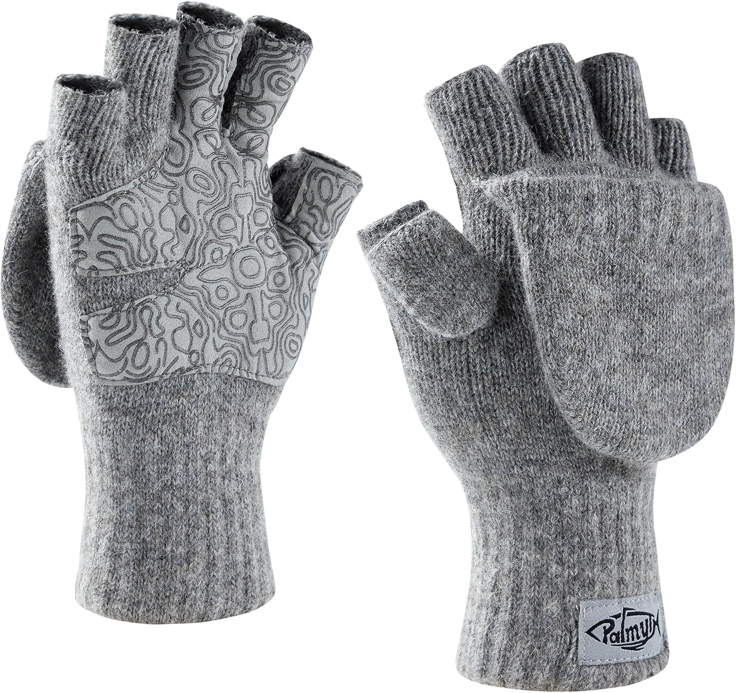 Palmyth Magnetic Convertible Mittens for Cold Weather Fishing