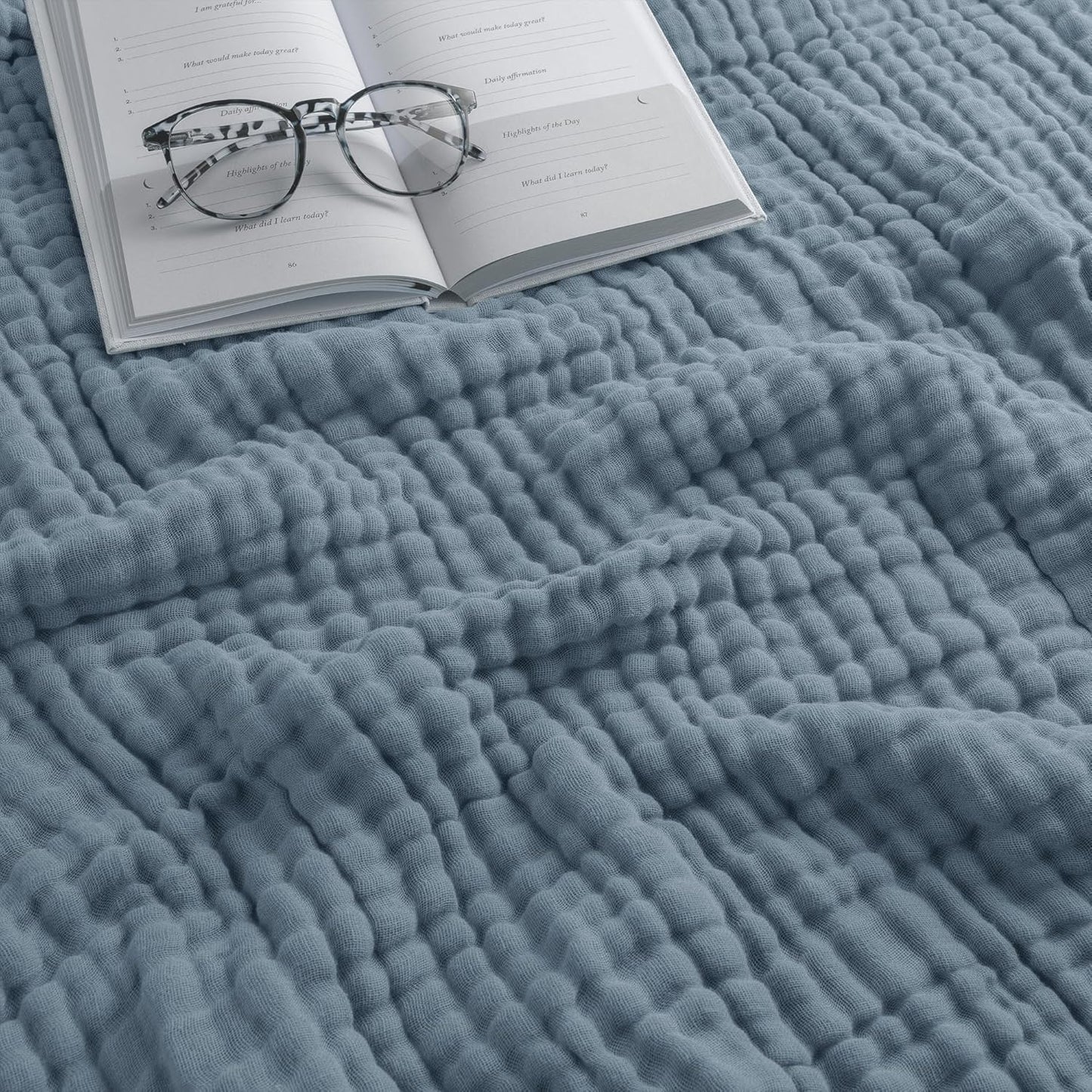 Comfy Cubs Muslin Blanket for Adults - Soft & Breathable Twin Size