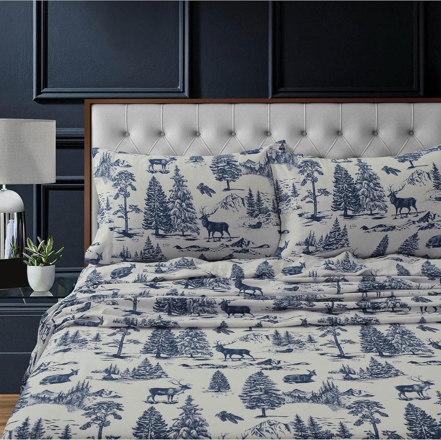 100% Cotton Flannel Sheet Set for Cozy Winter Nights