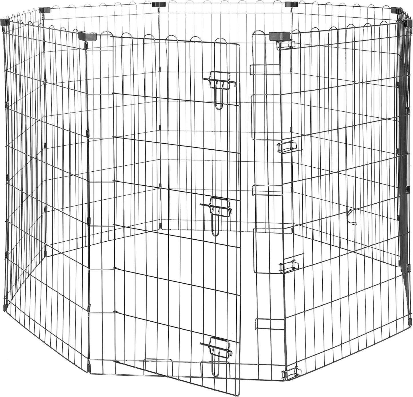 Foldable Octagonal Metal Exercise Dog Playpen for Pets