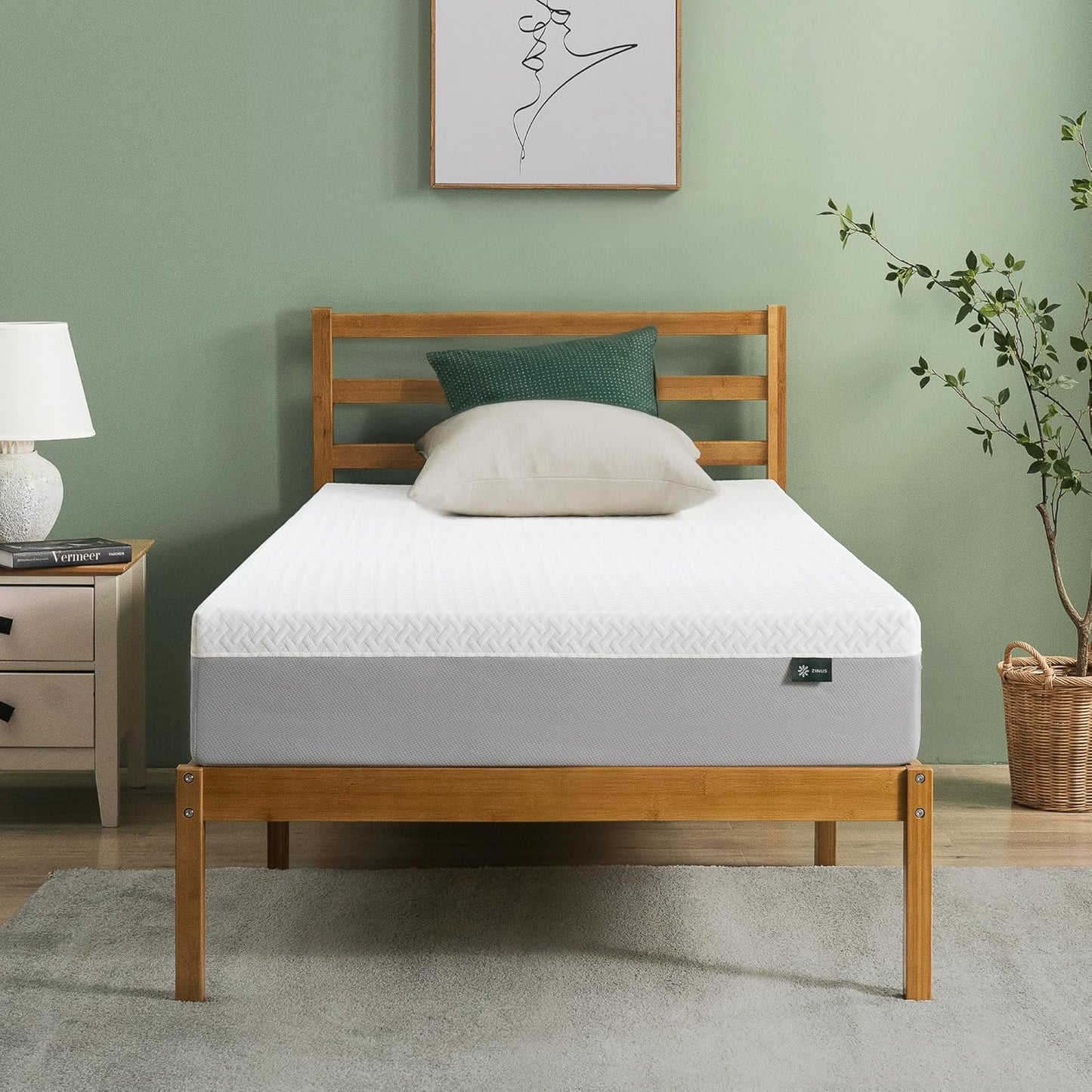 ZINUS 10 Inch Green Tea Essential Memory Foam Mattress Review
