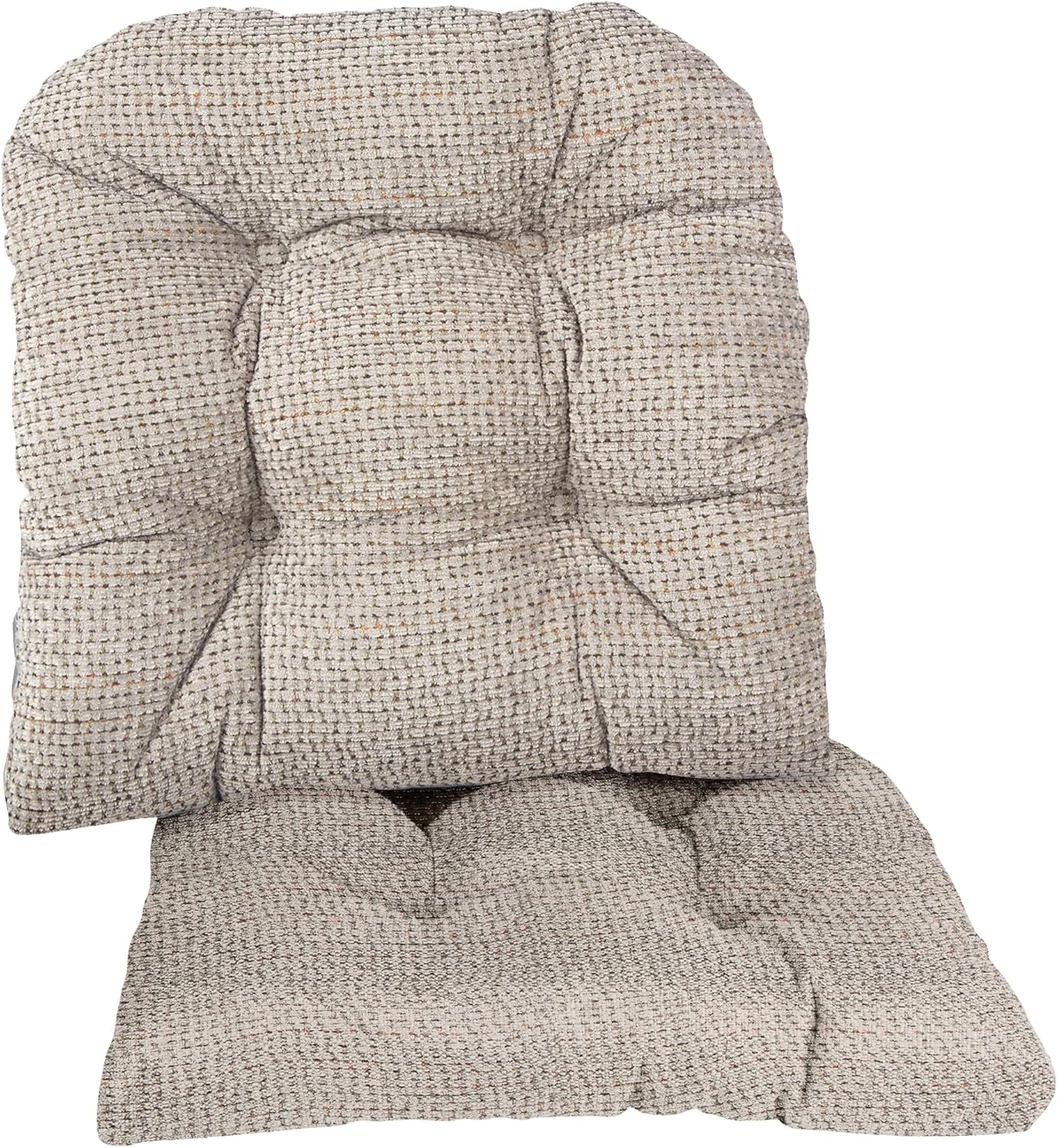 Klear Vu Gripper Overstuffed Non-Slip Dining Chair Cushions