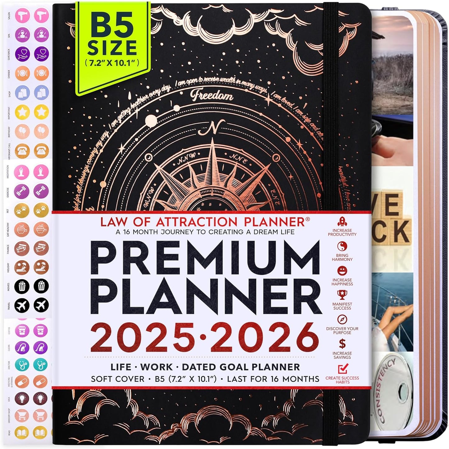 2025-2026 Life Planner to Boost Focus & Achieve Goals