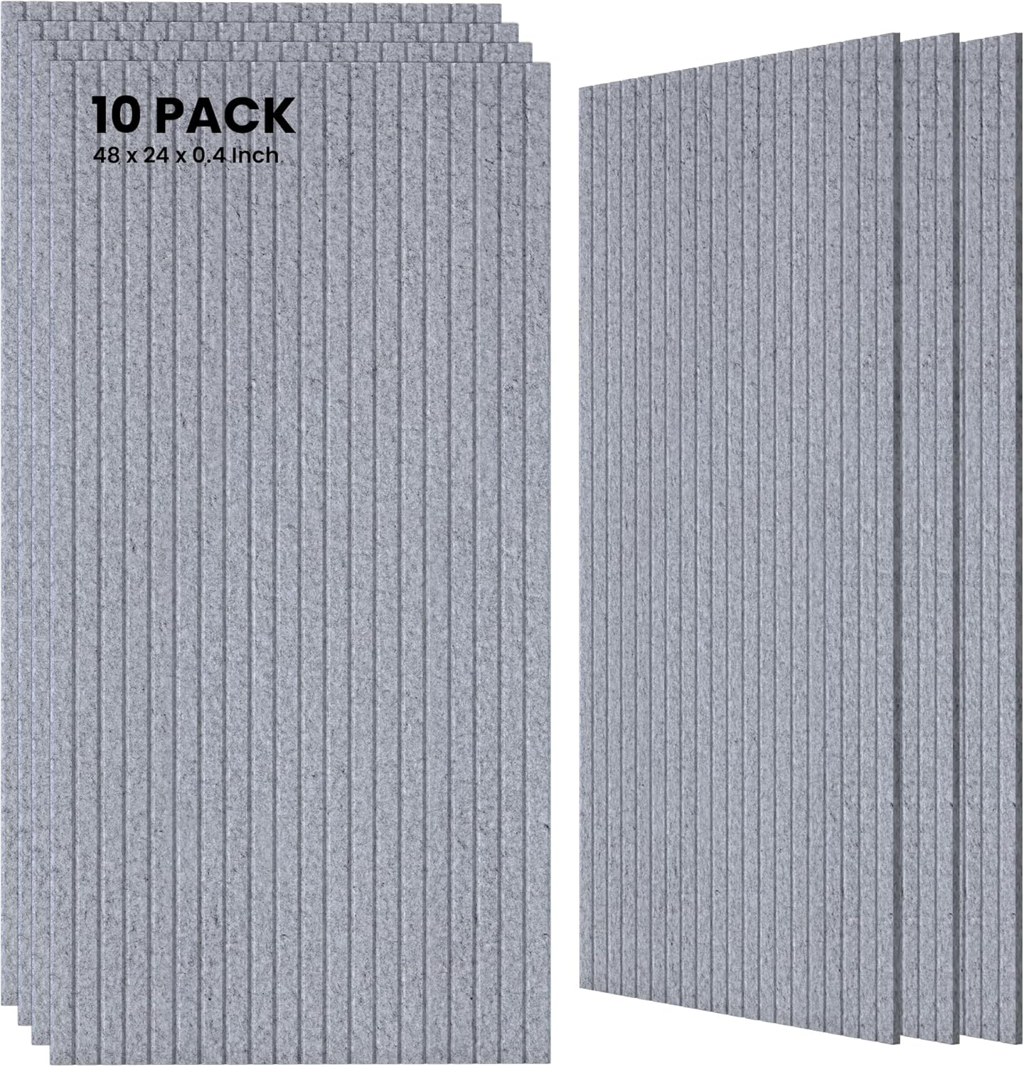 10 Pack Large Acoustic Panels for Sound Proofing and Aesthetics