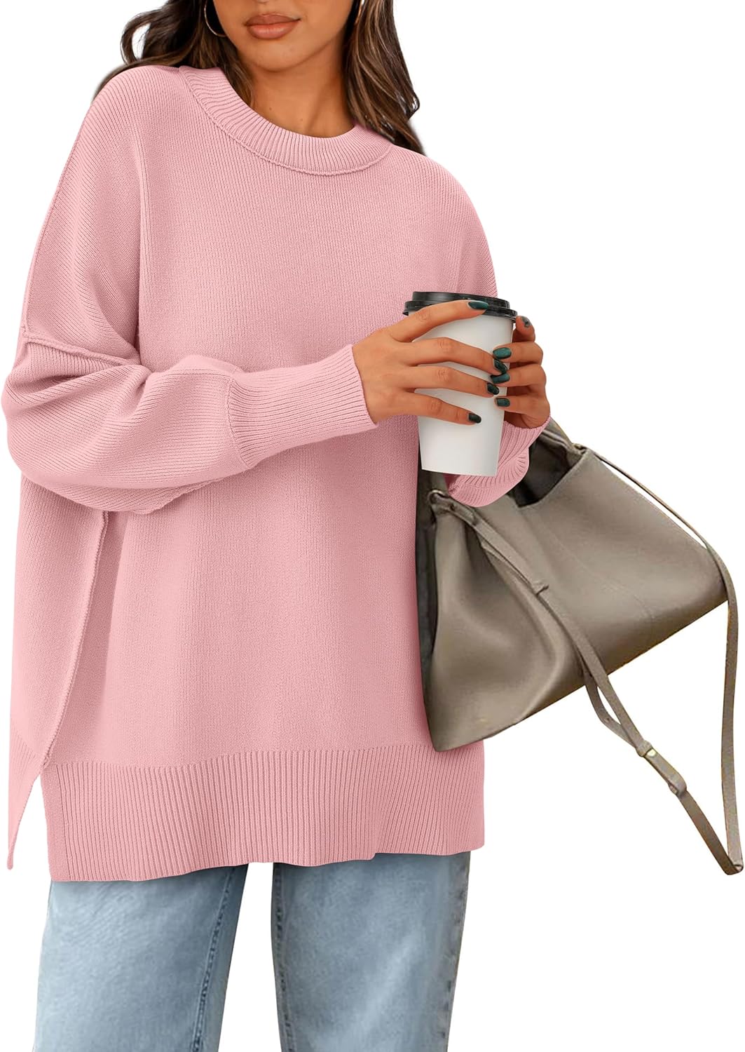 PRETTYGARDEN Women's Oversized Sweater for Cozy Fall Style