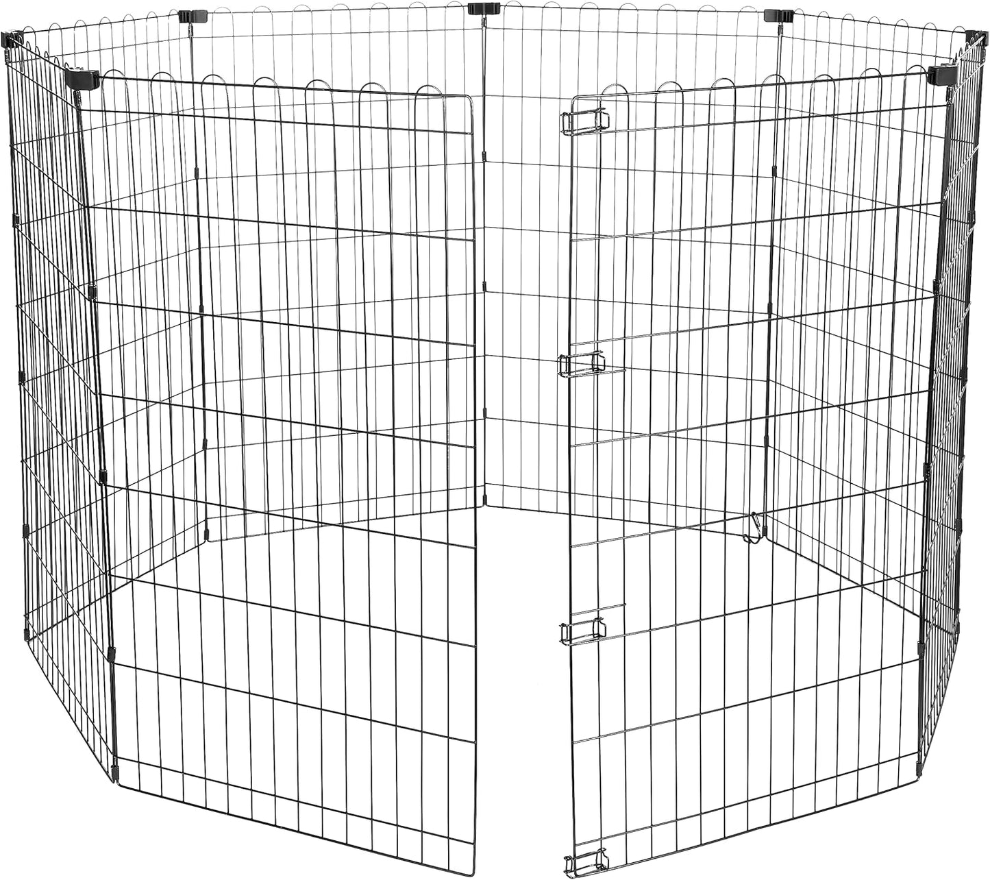 Large Black Dog Playpen - Easy Assembly & Customization