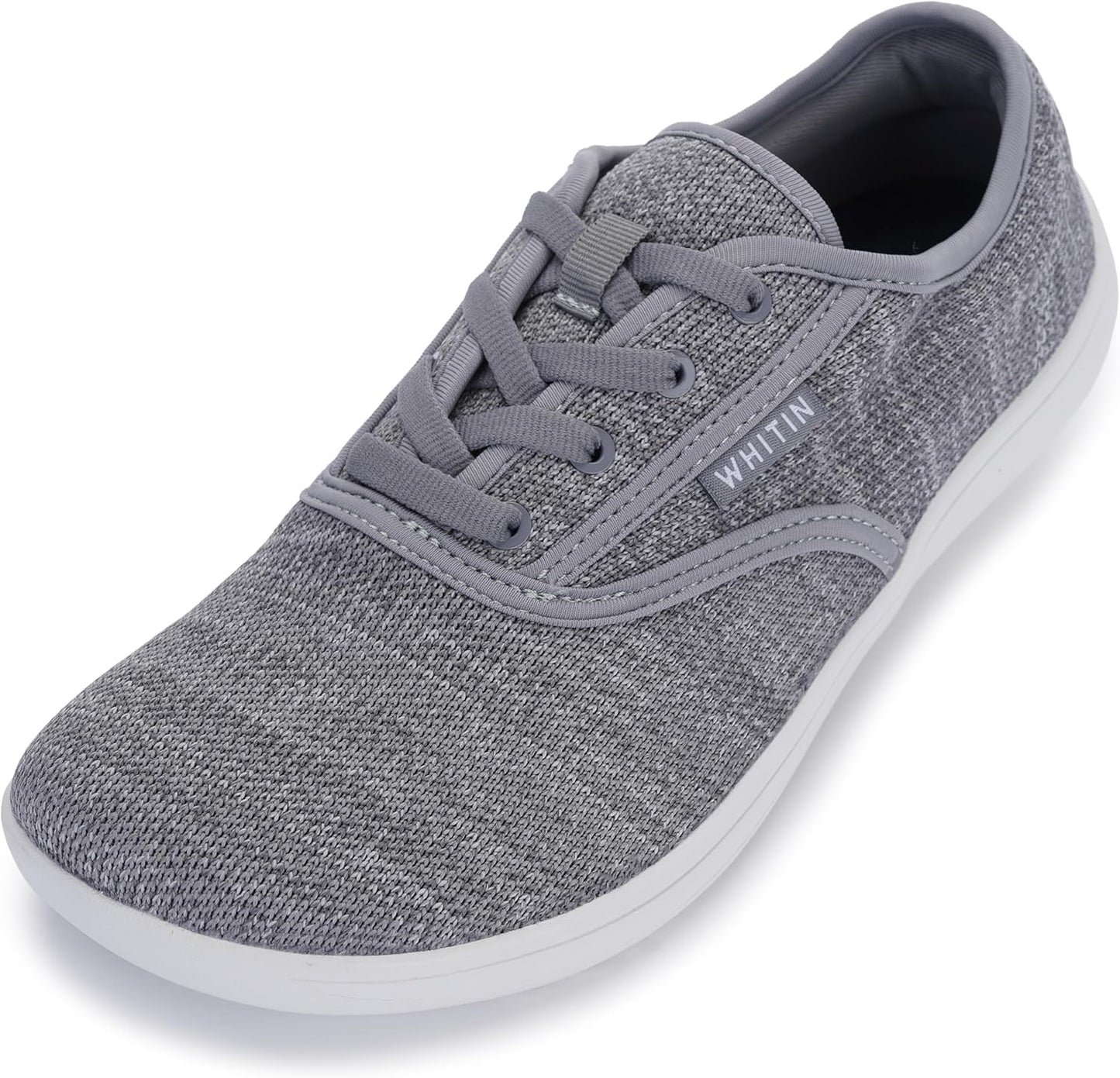 WHITIN Men's Wide Canvas Barefoot Sneakers for Natural Movement