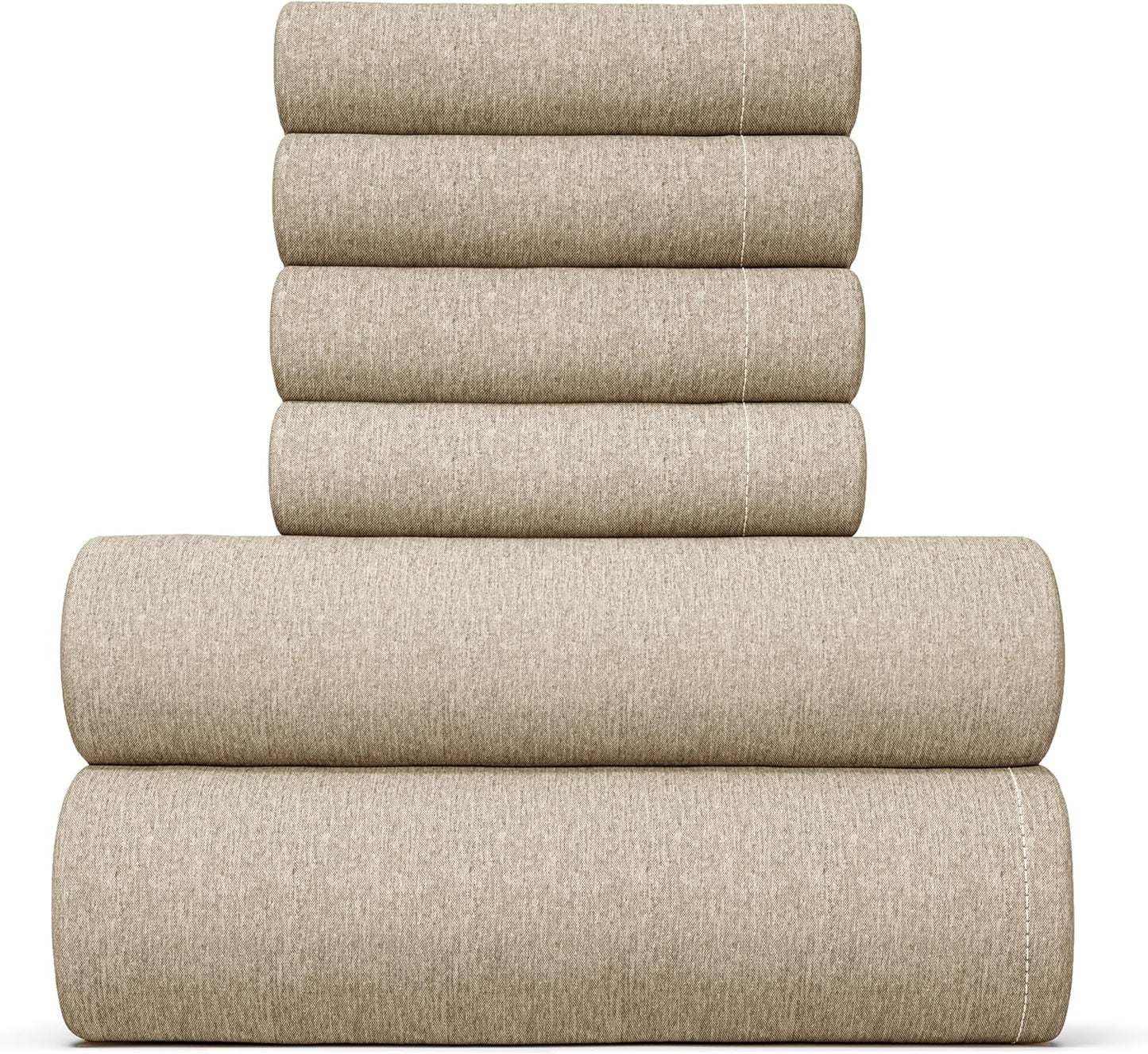 Queen 6 Piece Sheet Set - Cooling Sheets for Hot Sleepers
