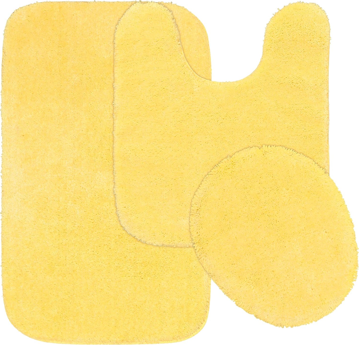 Garland Rug Traditional Nylon Washable Rubber Ducky 3 Piece Set