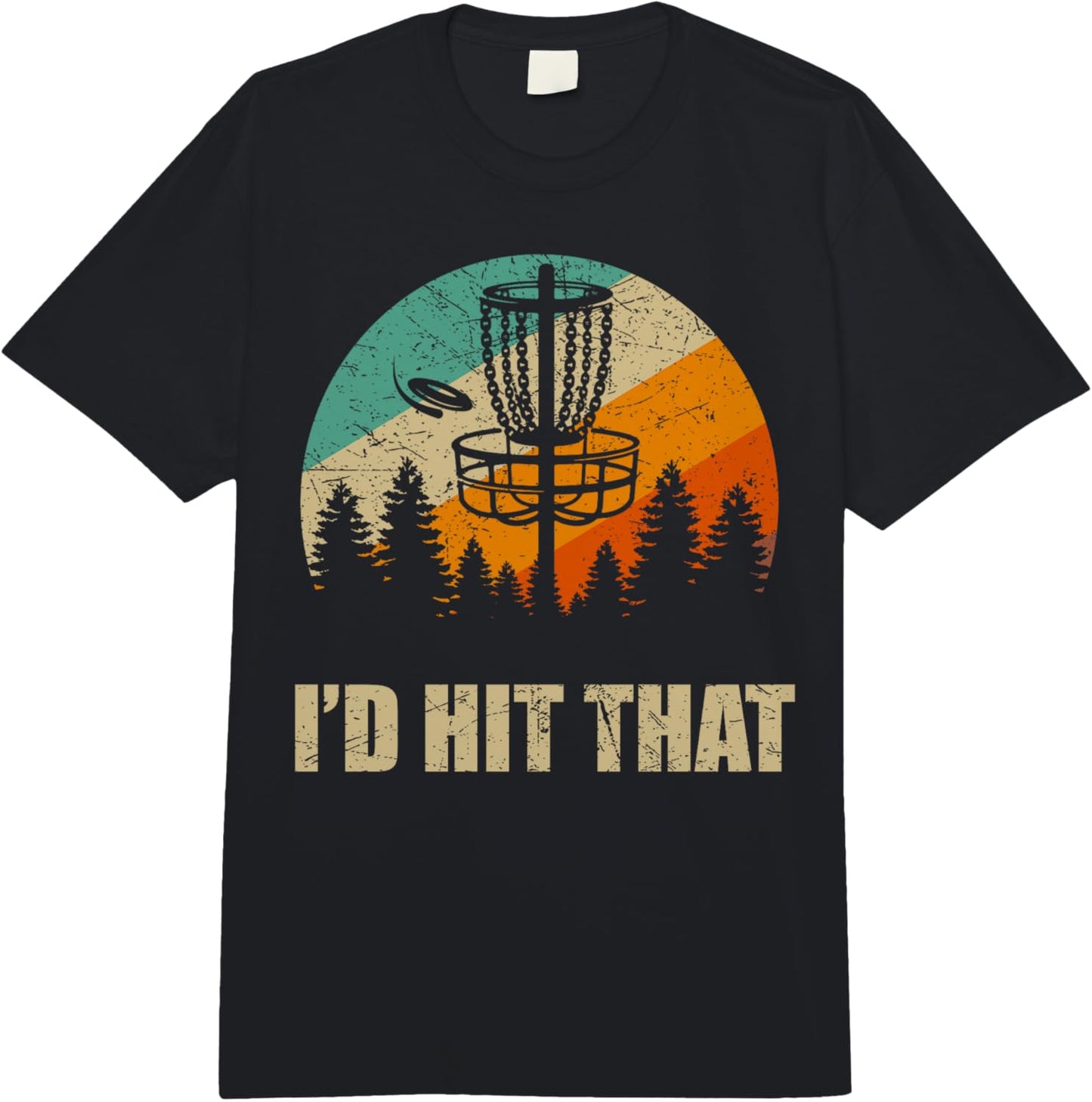 Sunset Retro Disc Golf Tee by Cool Gear Co.