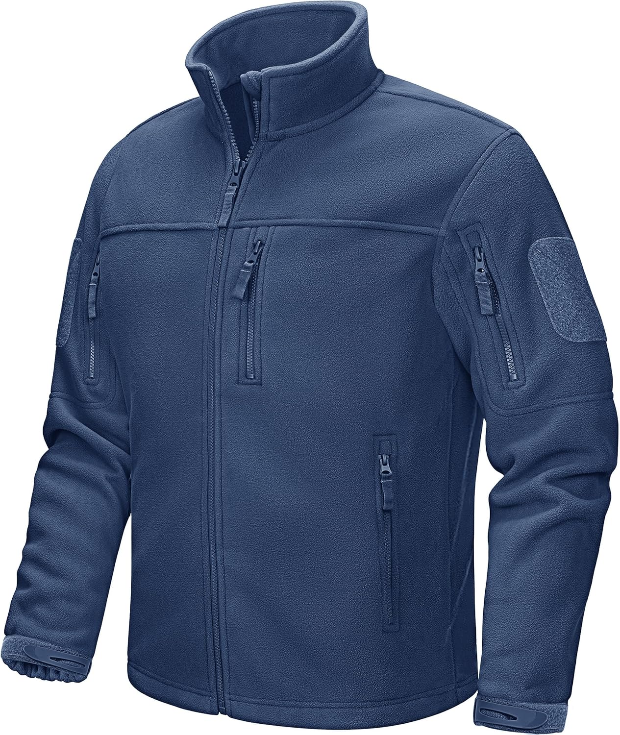 CRYSULLY Men's Fleece Jacket for Tactical and Outdoor Use