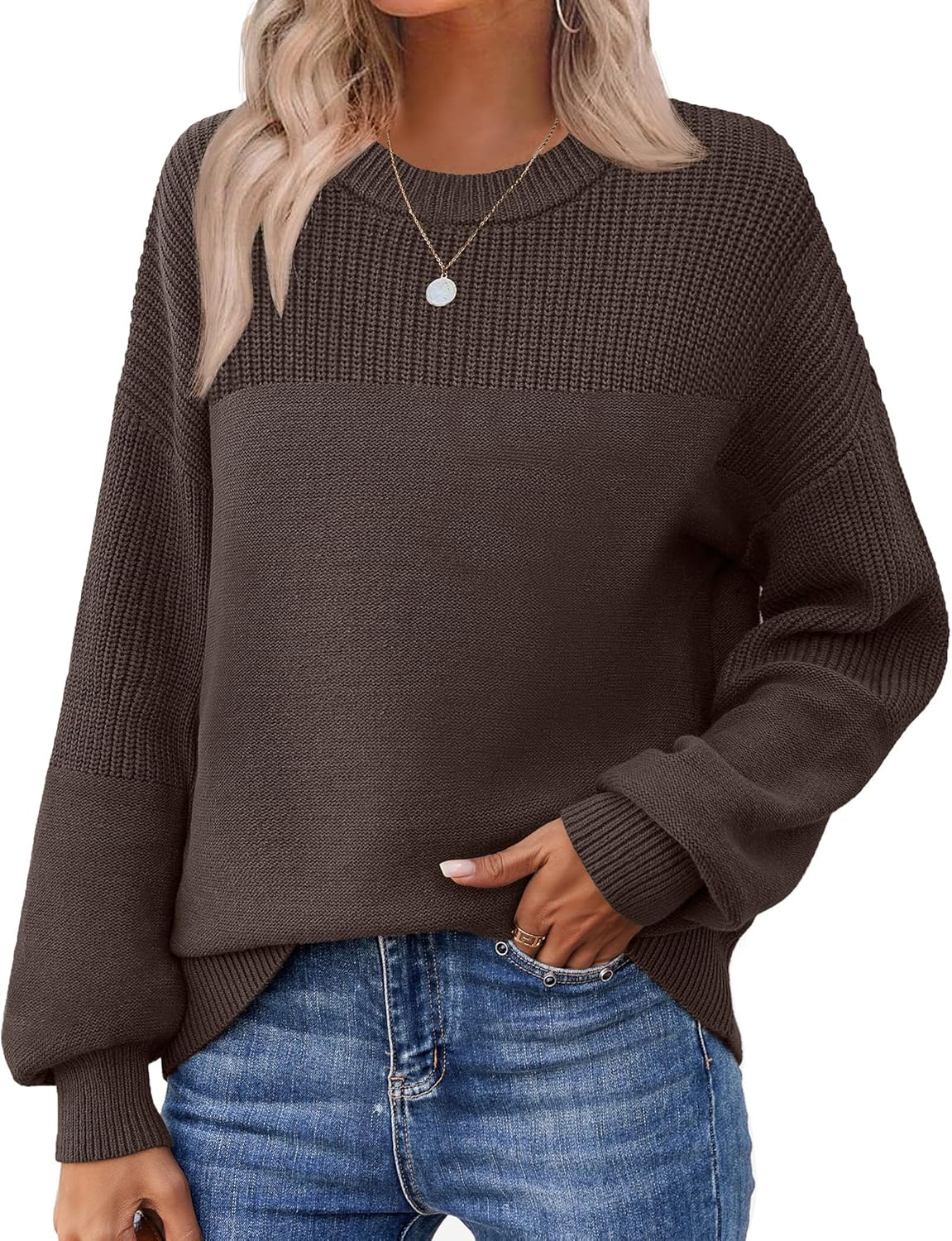 Zeagoo Women's Chunky Knit Sweater for Fall and Winter Wear