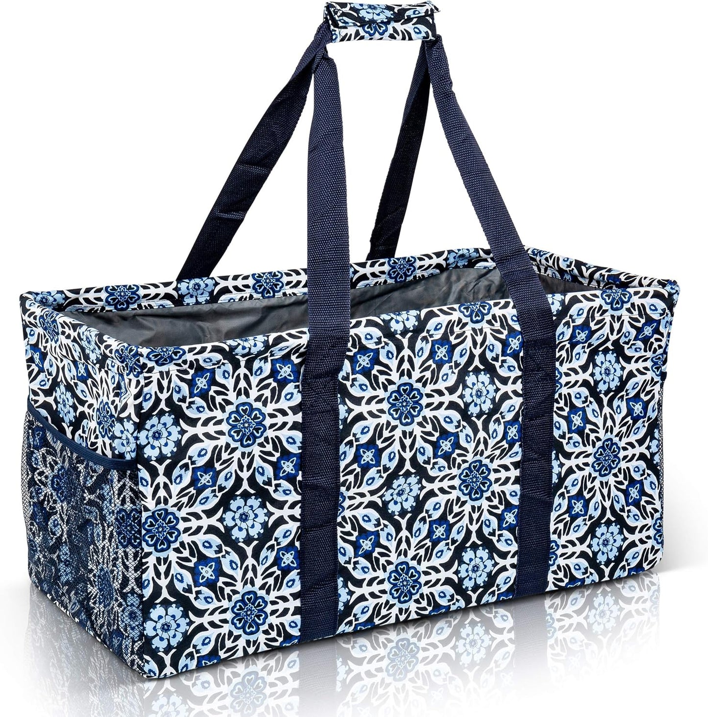 Extra Large Utility Tote Bag - Versatile Collapsible Canvas Basket