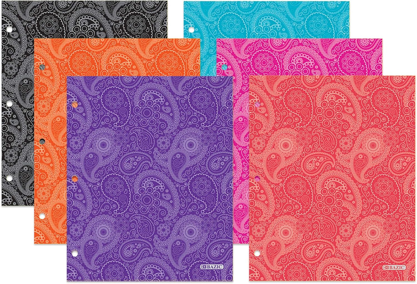BAZIC Products 2 Pockets Paper Folder for Document Organization