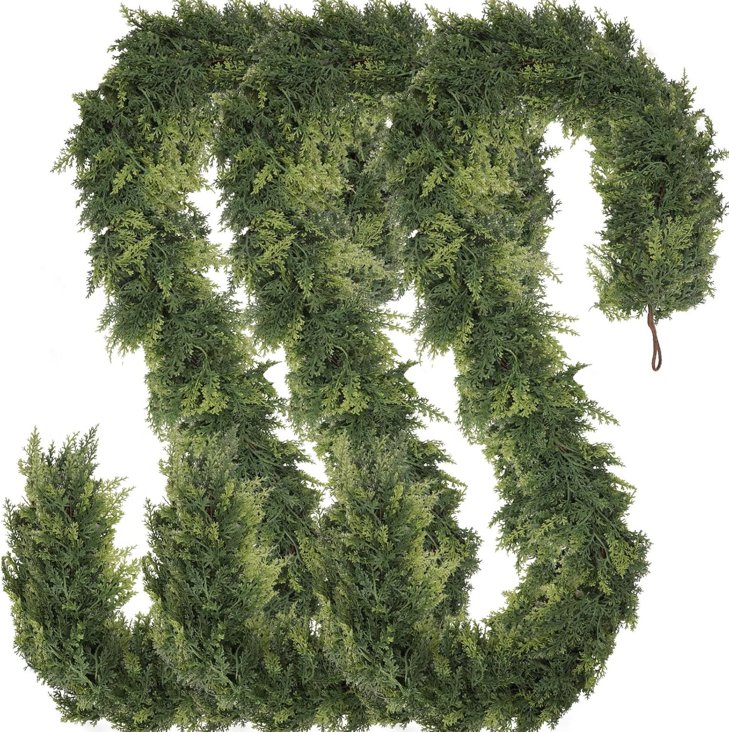 3 Pcs 6FT Christmas Cedar Garland for Festive Home Decor