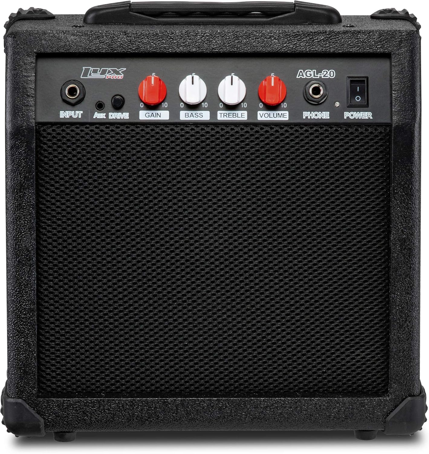 LyxPro Electric Guitar Amp 20 Watt with Headphone Jack and Aux