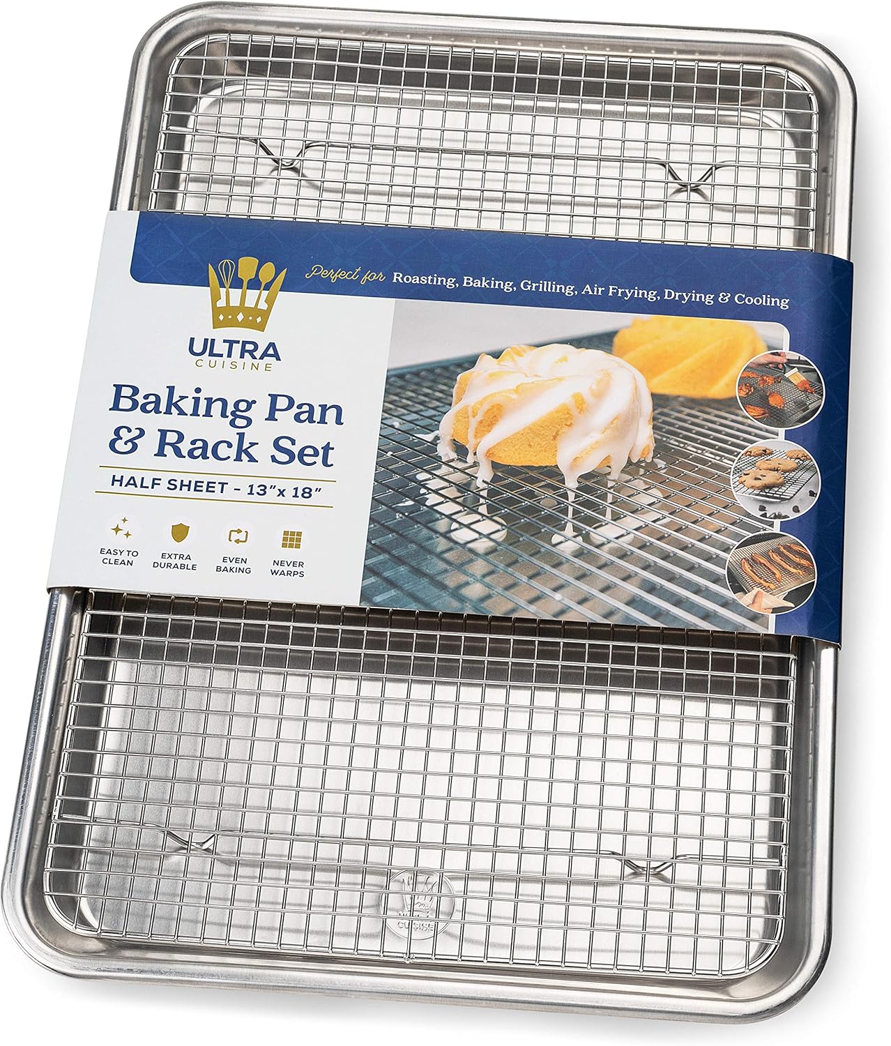Ultra Cuisine Aluminum Baking Sheet and Cooling Rack Set Review