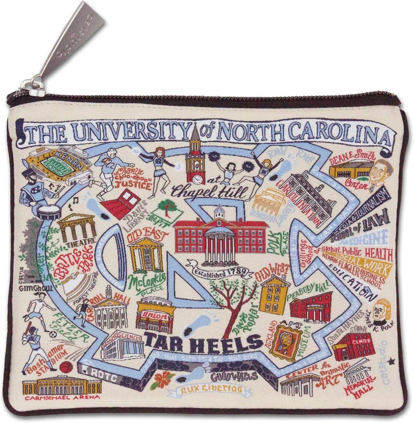 University of North Carolina Zipper Pouch for Travel Essentials