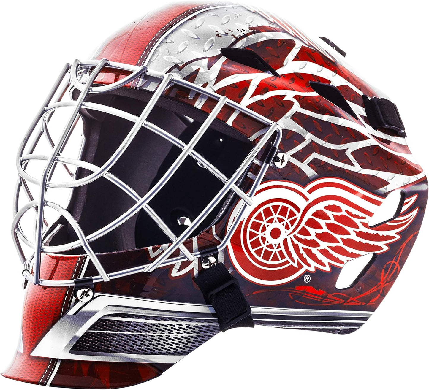 NHL Goalie Face Mask for Kids - Detroit Red Wings Design
