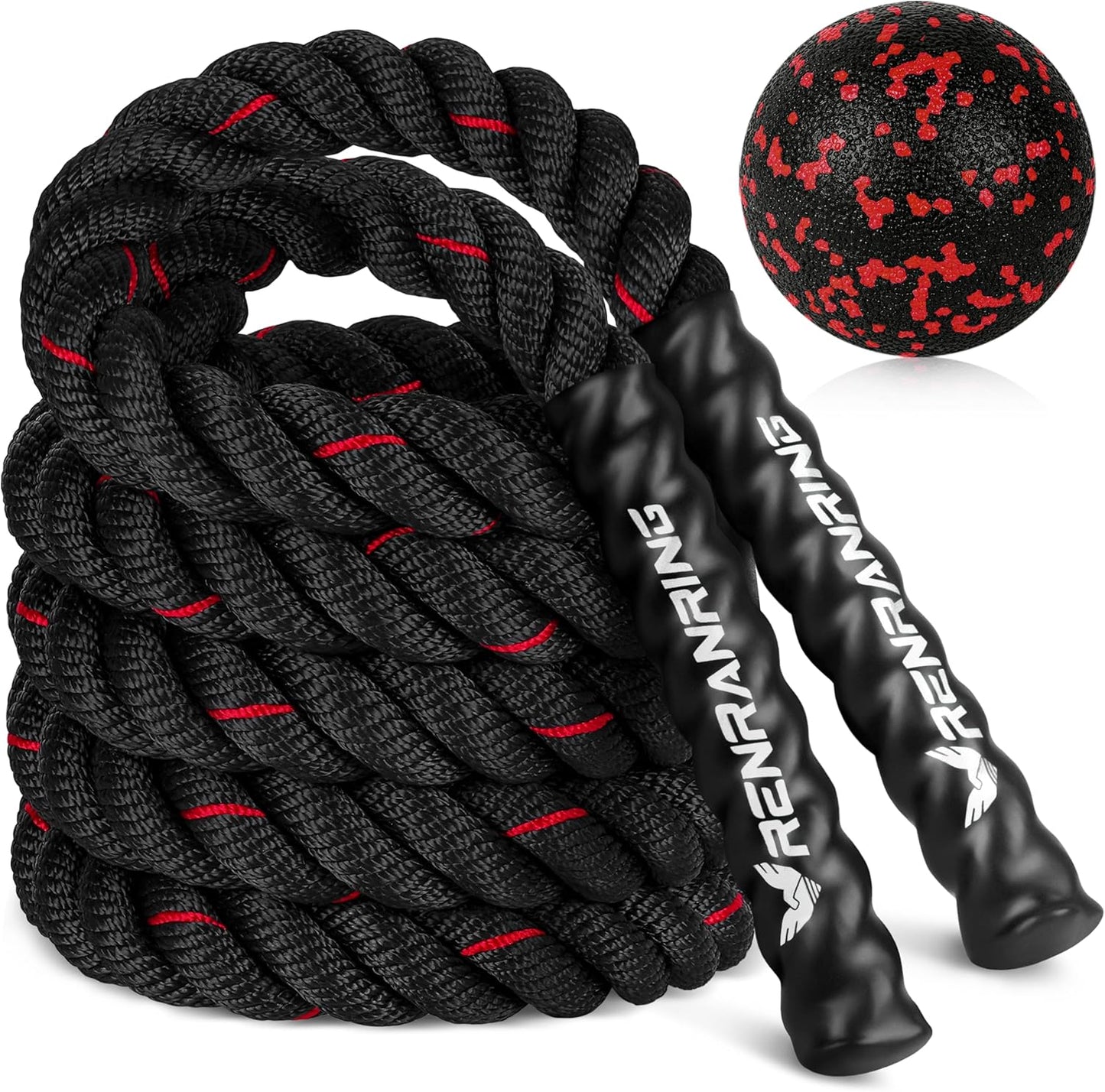 3-in-1 Weighted Jump Rope Set for Strength & Fitness