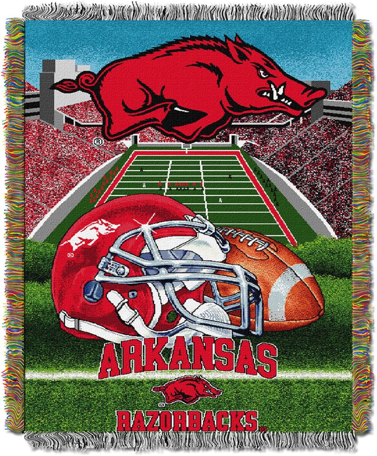 NCAA Home Field Advantage Woven Tapestry Throw Blanket Review