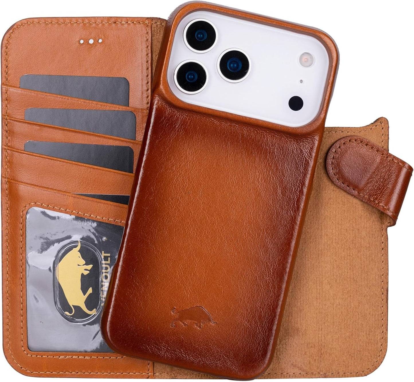 VENOULT Detachable Wallet Case for iPhone 17 Pro Max - Stylish