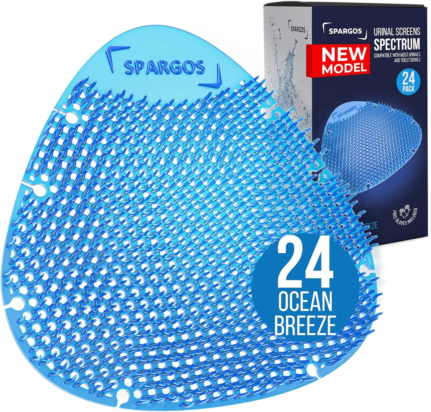 Urinal Screen Deodorizer 24 Pack for Fresh Odor Protection
