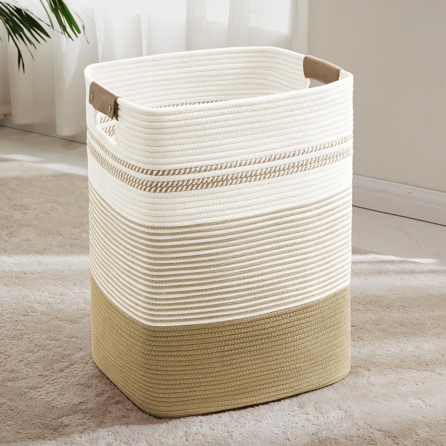 85L Tall Laundry Hamper with Handles for Versatile Storage