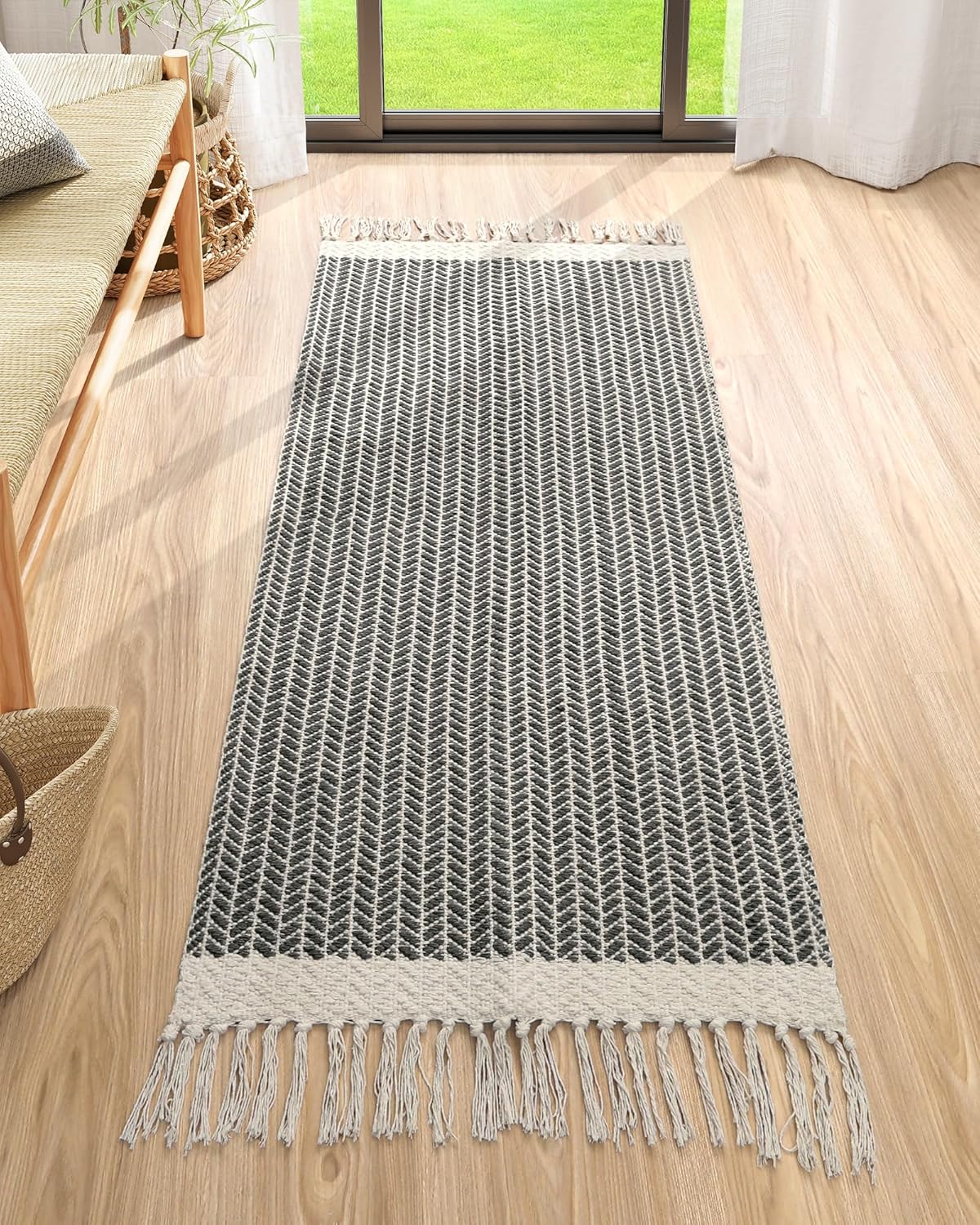Lahome Boho Bathroom Runner Rug for Stylish Entryways and More