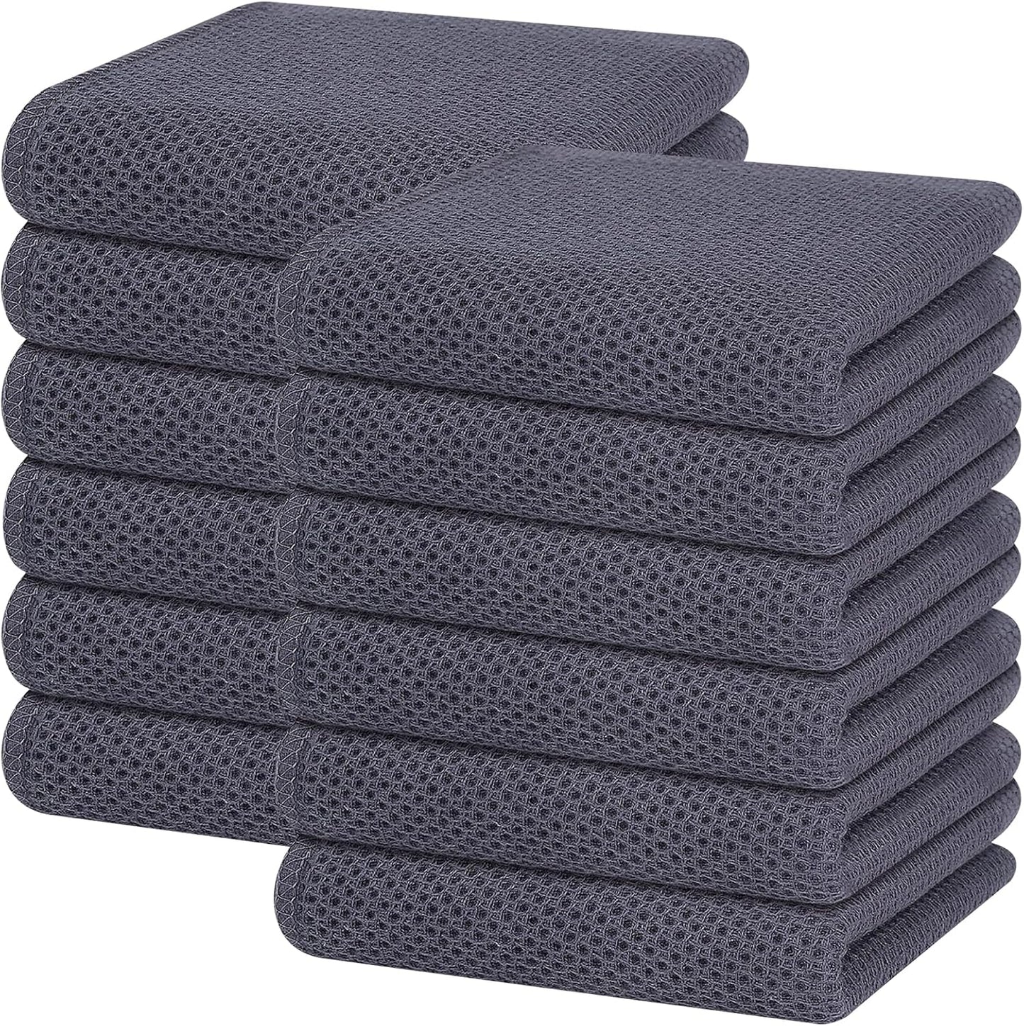 100% Cotton Waffle Weave Kitchen Dish Towels for Every Home
