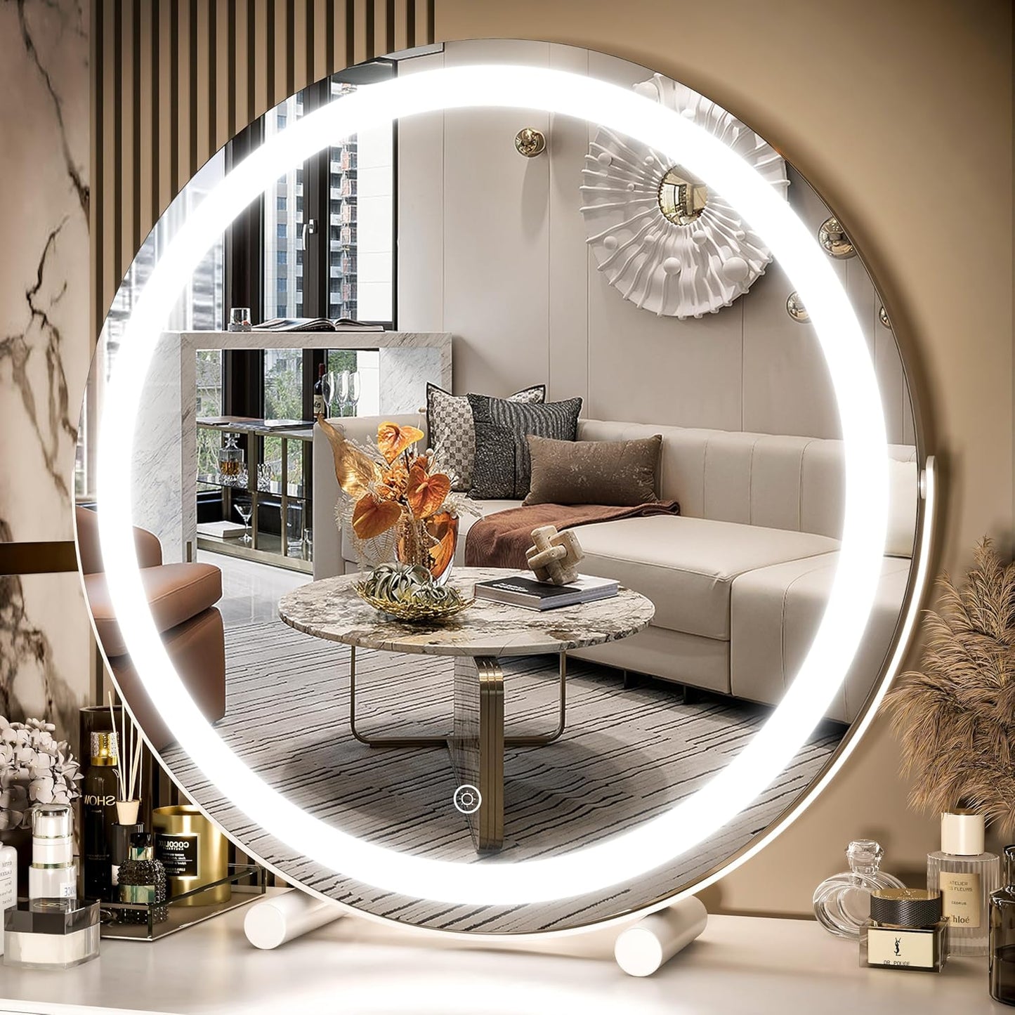 FENNIO 18 inch Large Vanity Mirror with Lights for Makeup