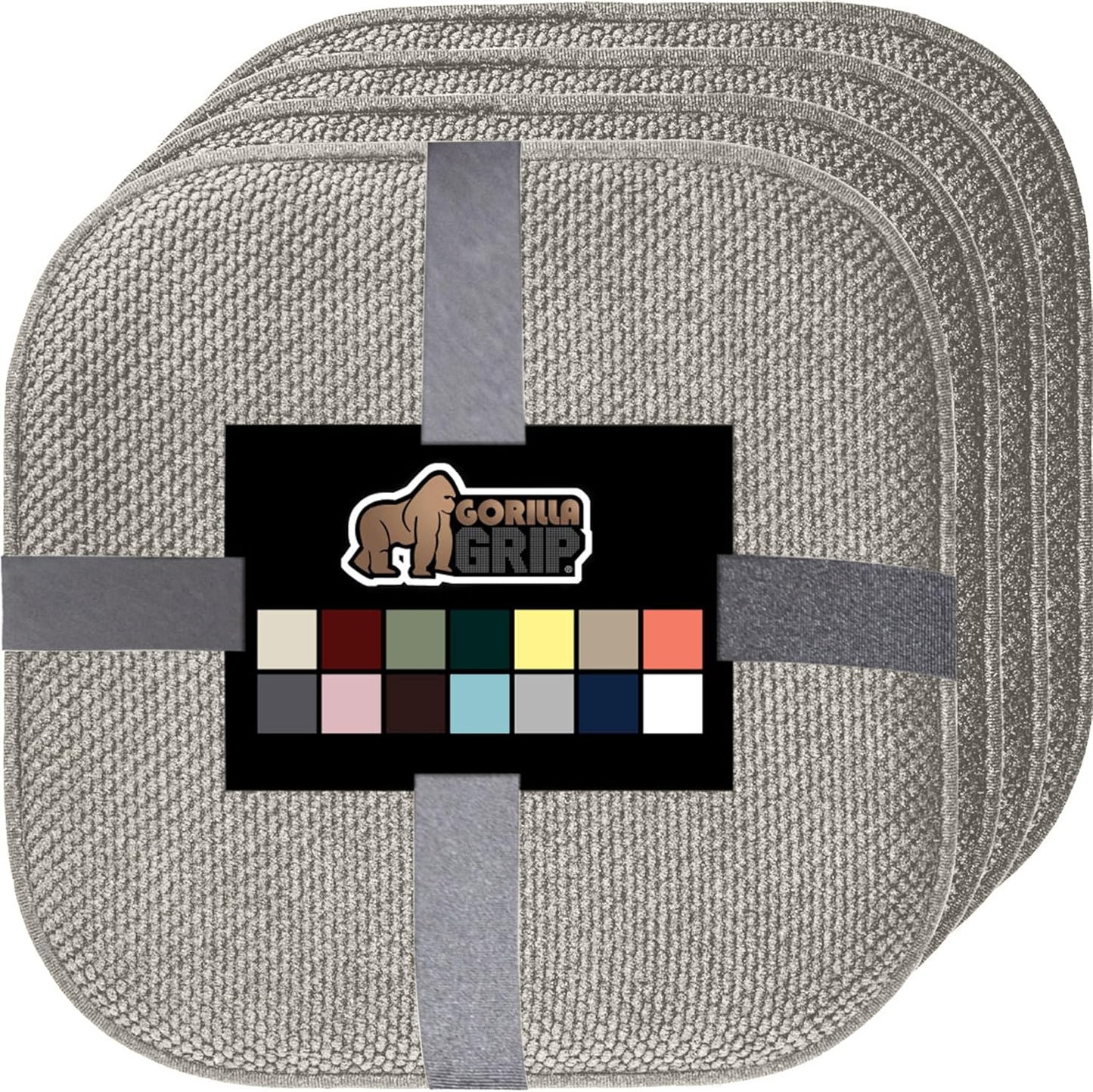GORILLA GRIP Slip Resistant Chair Cushions for Ultimate Comfort