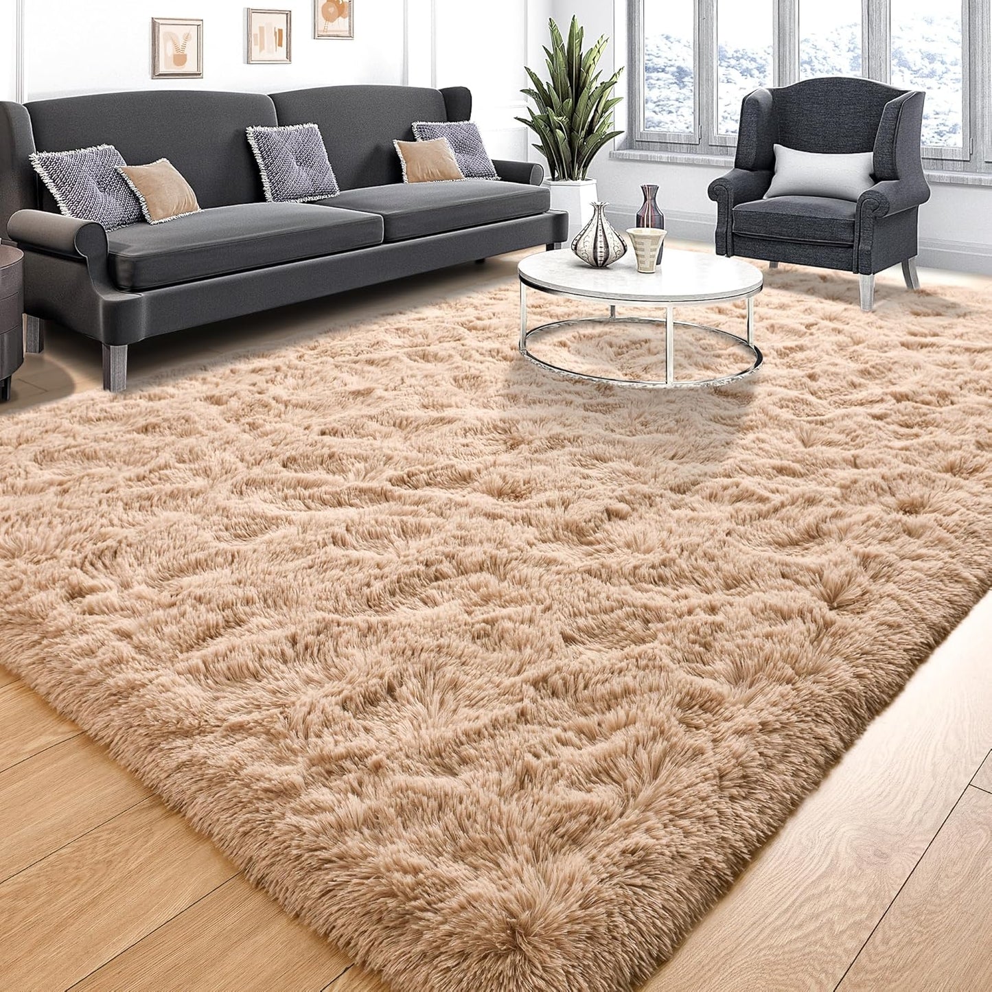 Tepook Super Soft Fluffy Rugs for Bedroom and Living Room
