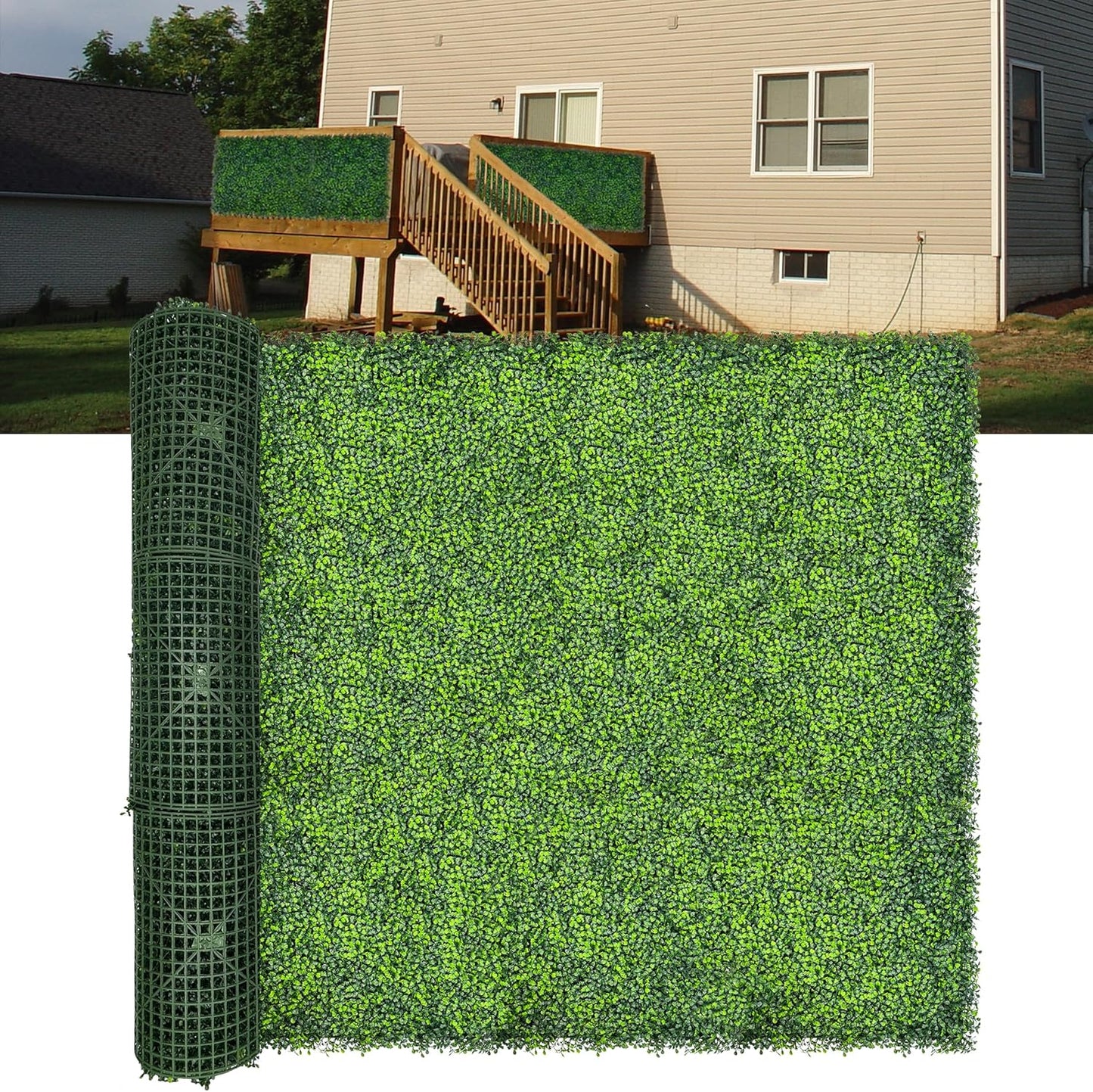 Artificial Boxwood Roll Panels for Privacy and Decor Solutions