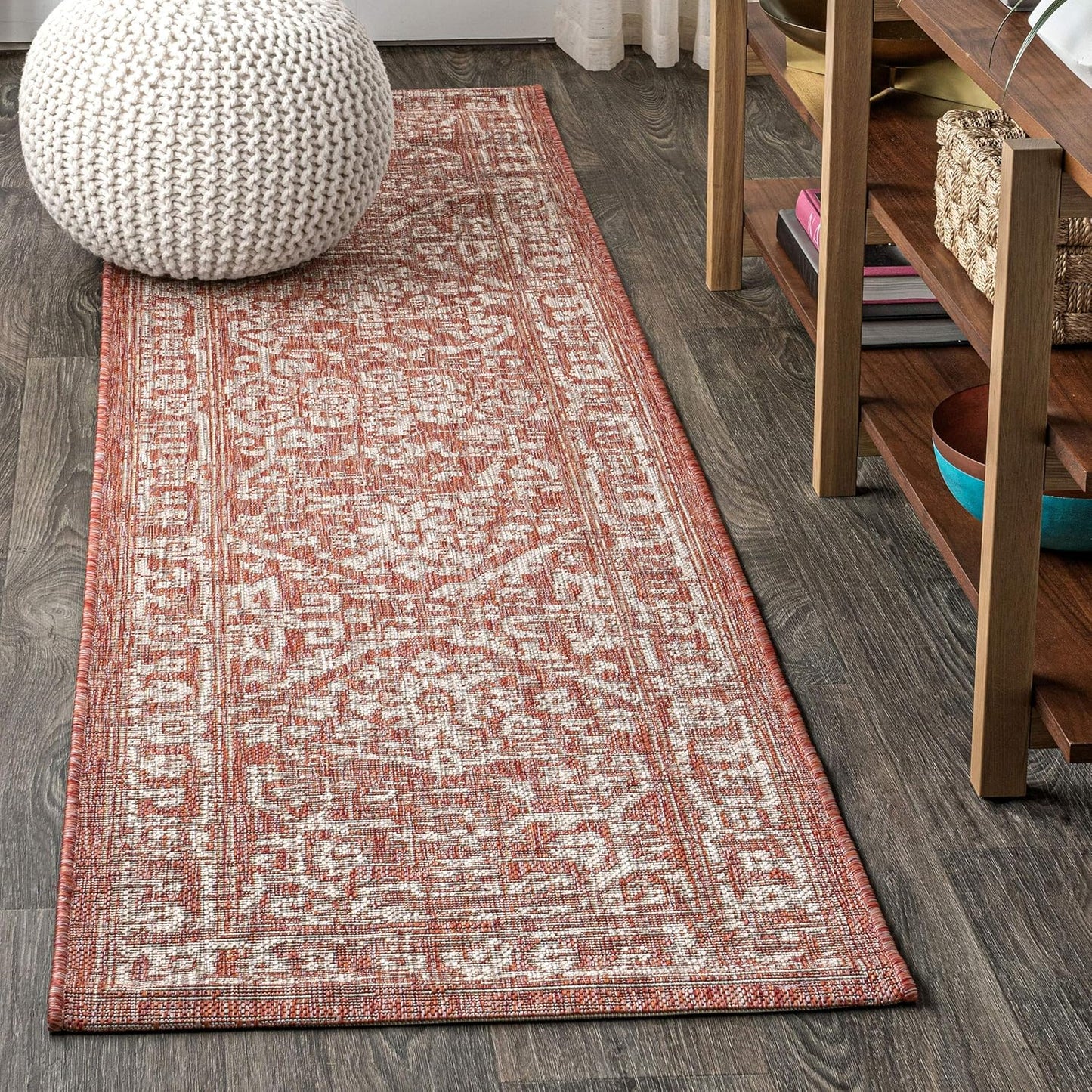 JONATHAN Y Boho Medallion Indoor Outdoor Runner Rug for Patio
