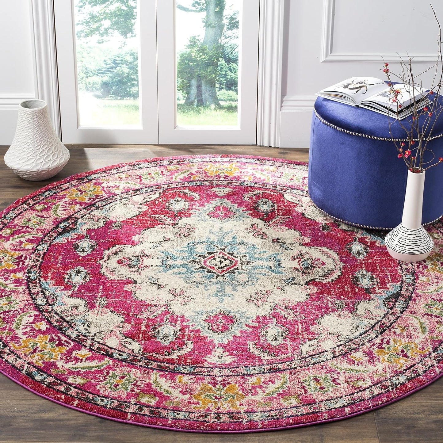 SAFAVIEH Monaco Collection Area Rug - Boho Chic Design