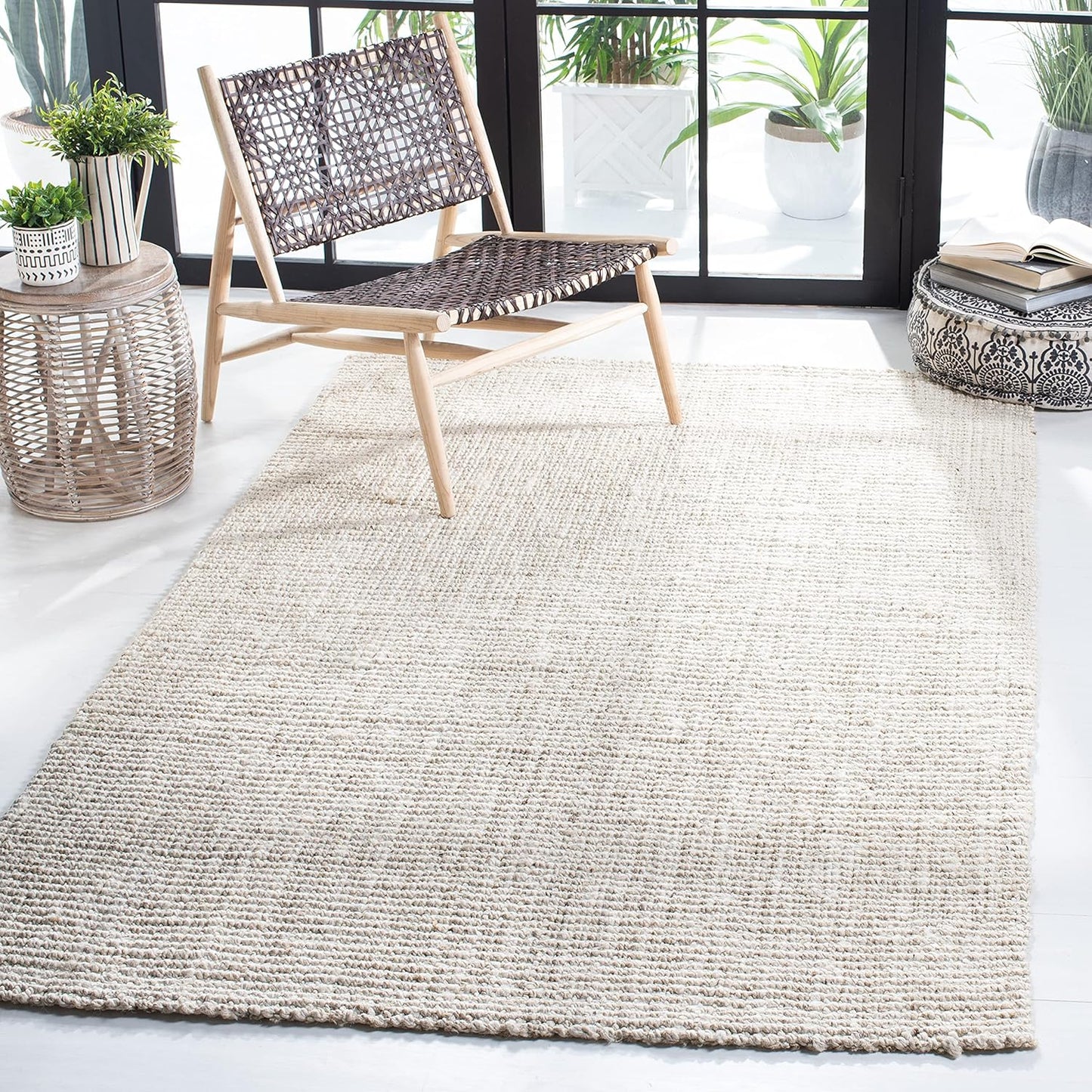 Handmade Jute Area Rug 9x12 - Natural Fiber Collection