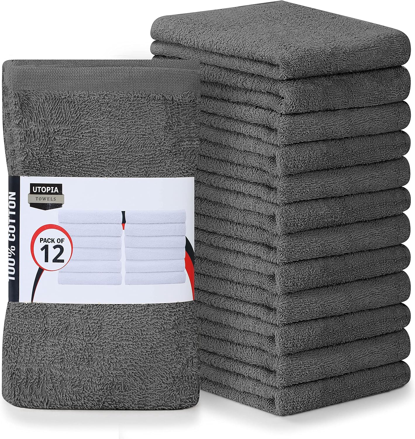 Utopia Towels Kitchen Bar Mops - Super Absorbent Cotton Towels