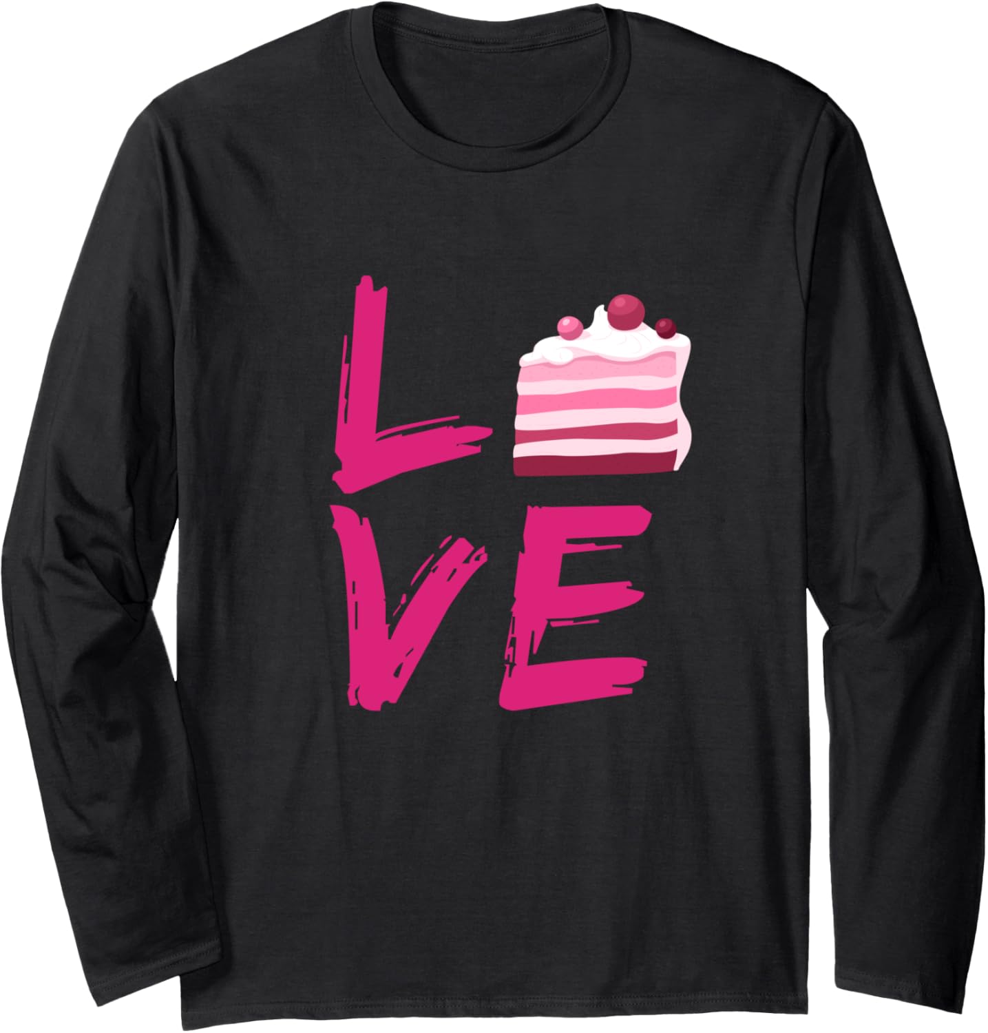 Sweet Cake Lover Long Sleeve Tee
