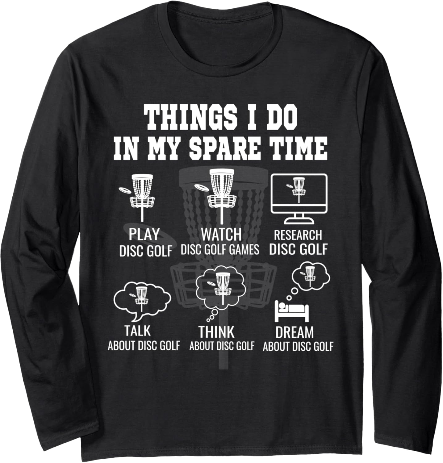 Disc Golf Enthusiast Long Sleeve Tee