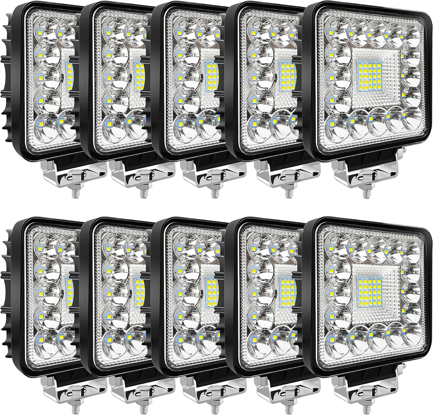 Bright 4 Inch LED Tractor Work Lights for Off Road Use