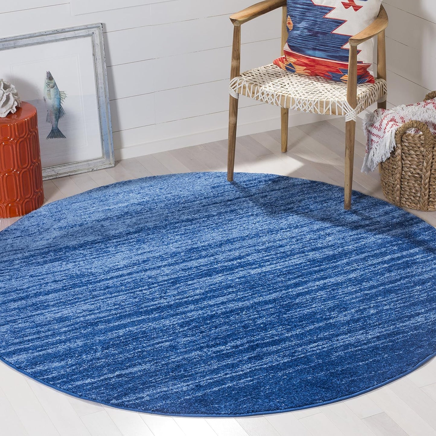 SAFAVIEH Adirondack Collection 6ft Round Ombre Area Rug Review