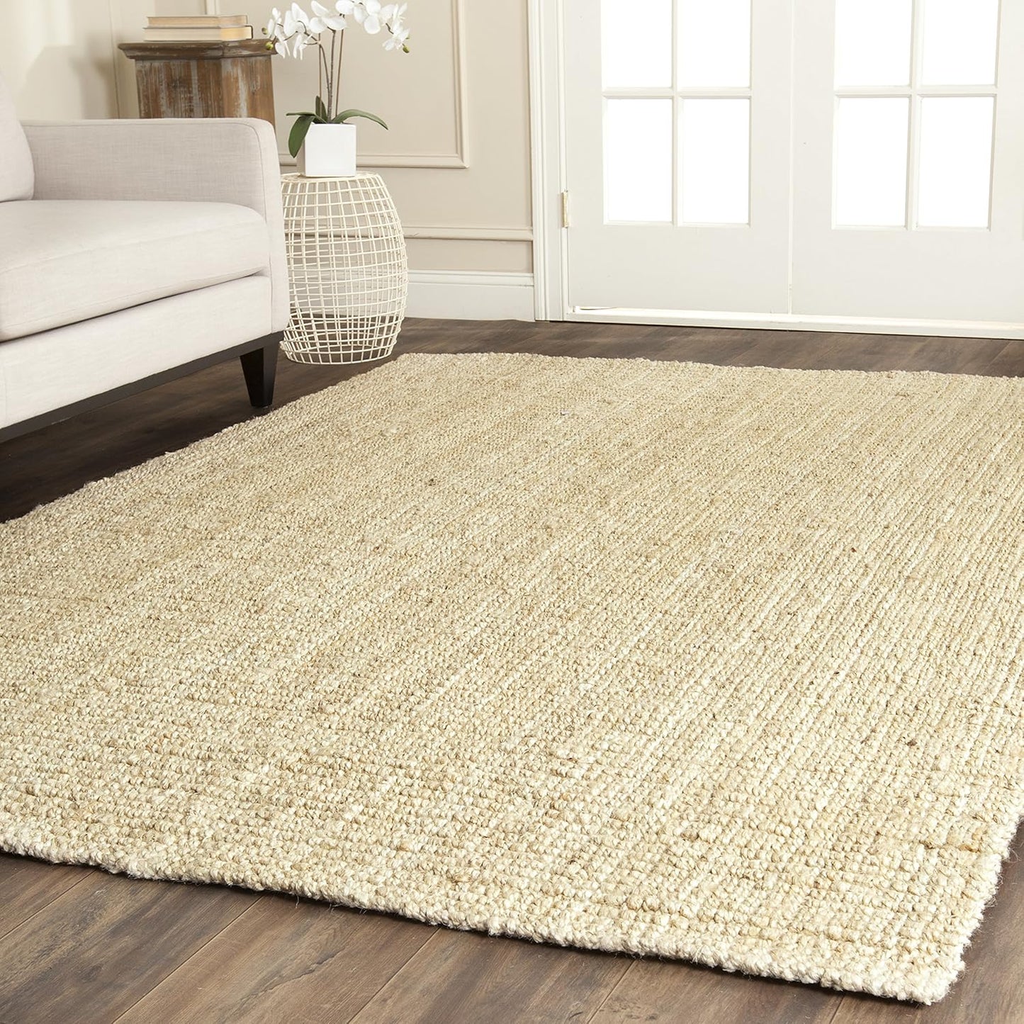 SAFAVIEH Natural Fiber Collection Area Rug - 9ft Square, Ivory