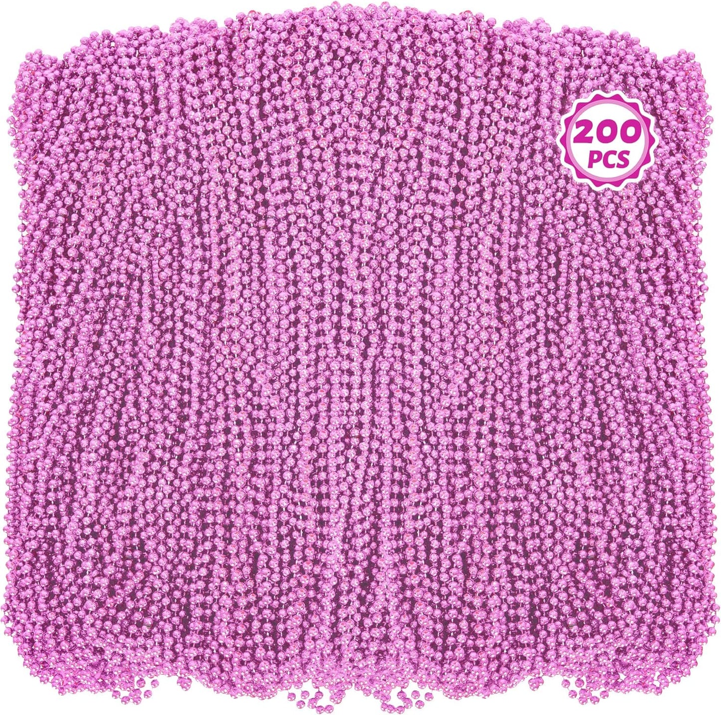 200PCS Mardi Gras Beads Bulk for Parties and Celebrations
