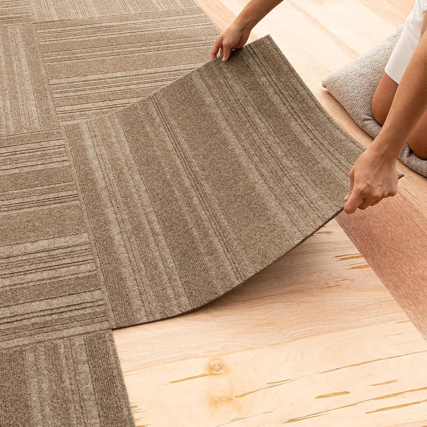 Peel and Stick Carpet Tile for Indoor and Outdoor Use