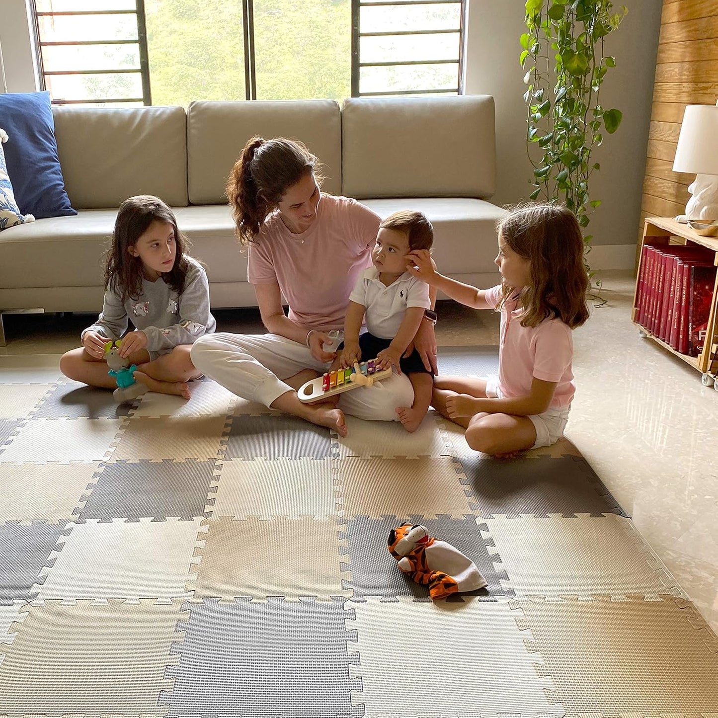 Baby Play Mat: Non-Toxic EVA Foam Puzzle Tiles