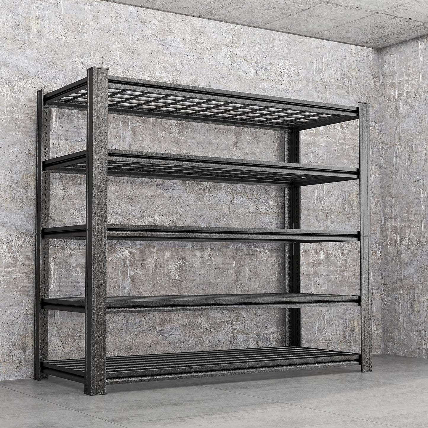 Heavy Duty 5-Tier Wire Shelving Unit for Garage and Kitchen