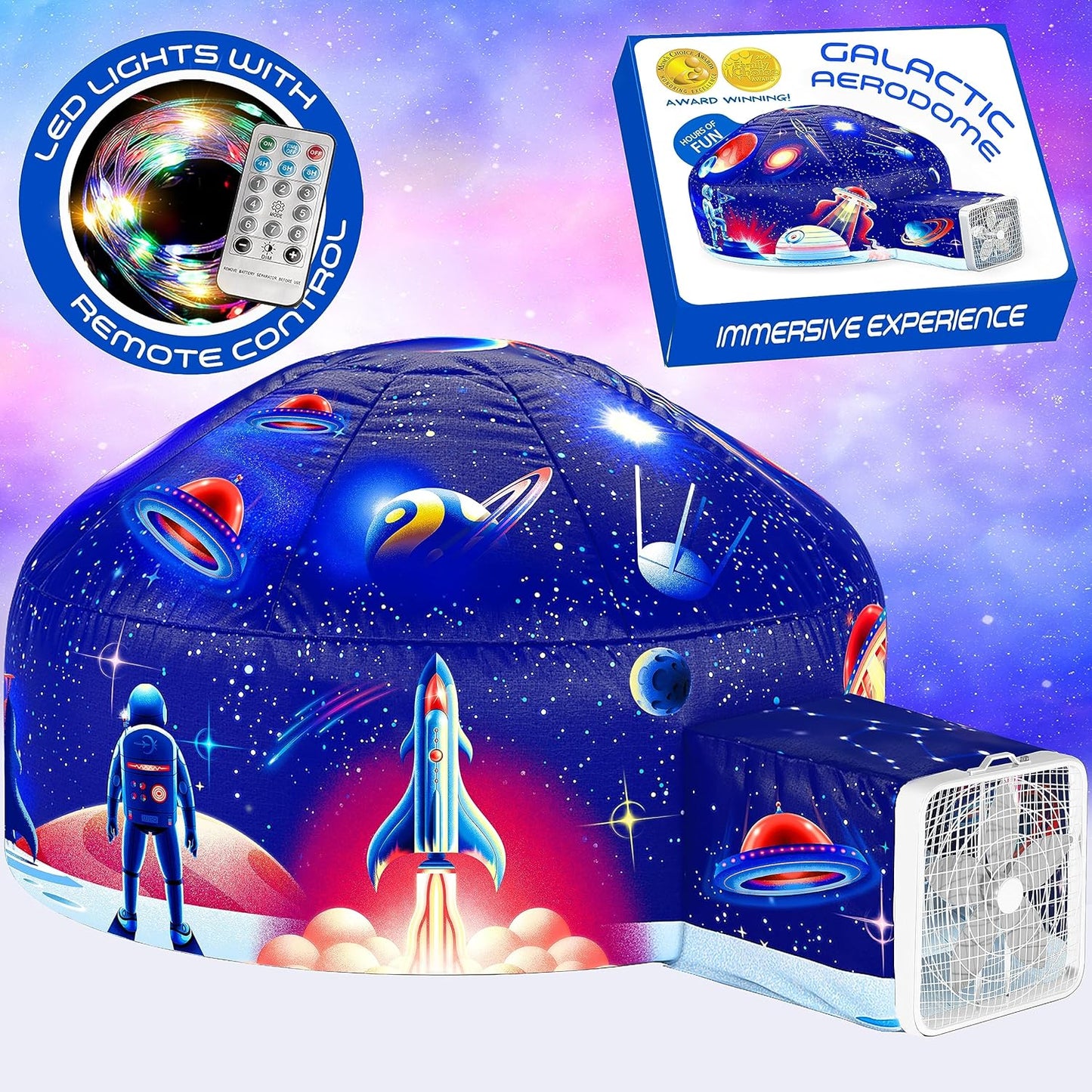 Inflatable Galactic Aerodome - Instant Space Adventure!
